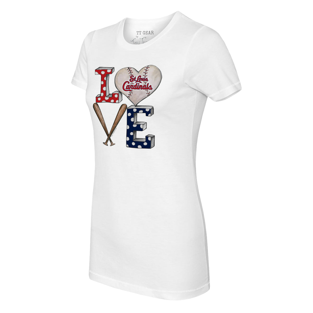 St. Louis Cardinals Baseball LOVE Tee Shirt