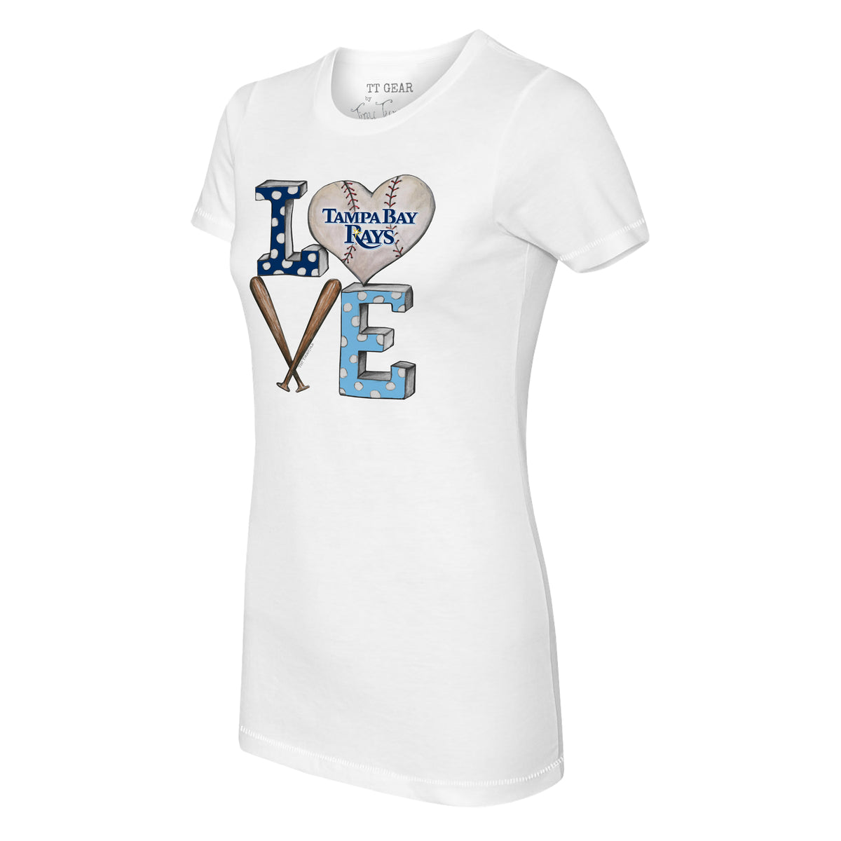 Tampa Bay Rays Baseball LOVE Tee Shirt