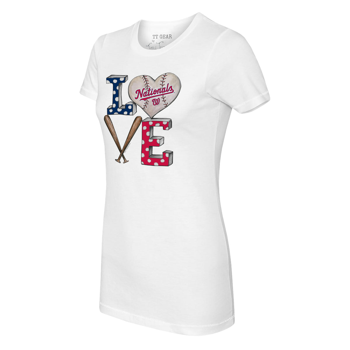 Washington Nationals Baseball LOVE Tee Shirt