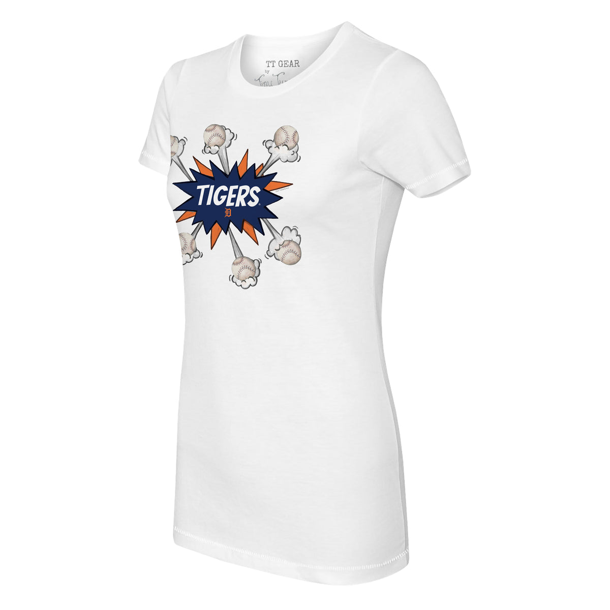 Detroit Tigers Baseball Pow Tee Shirt