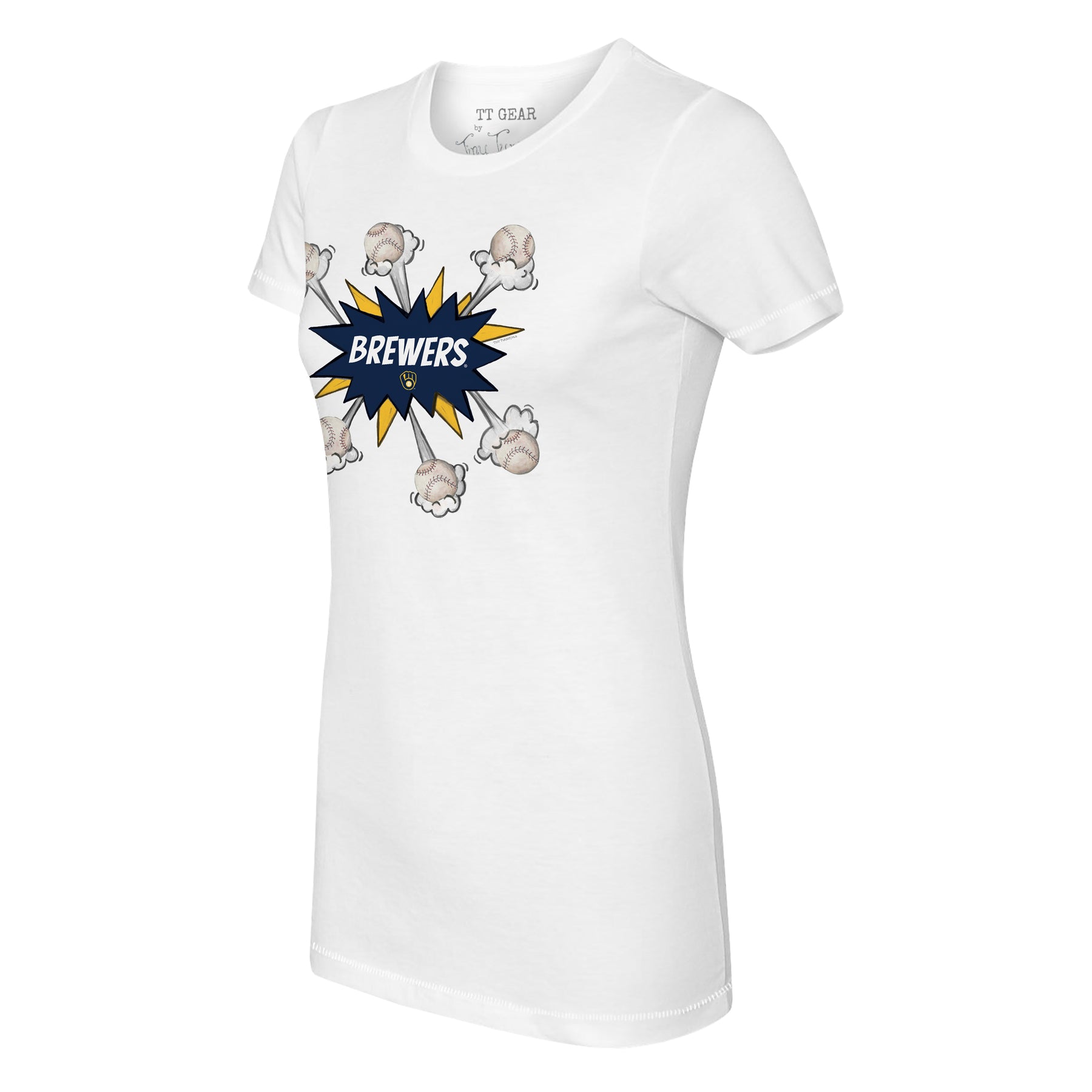 Milwaukee Brewers Baseball Pow Tee Shirt