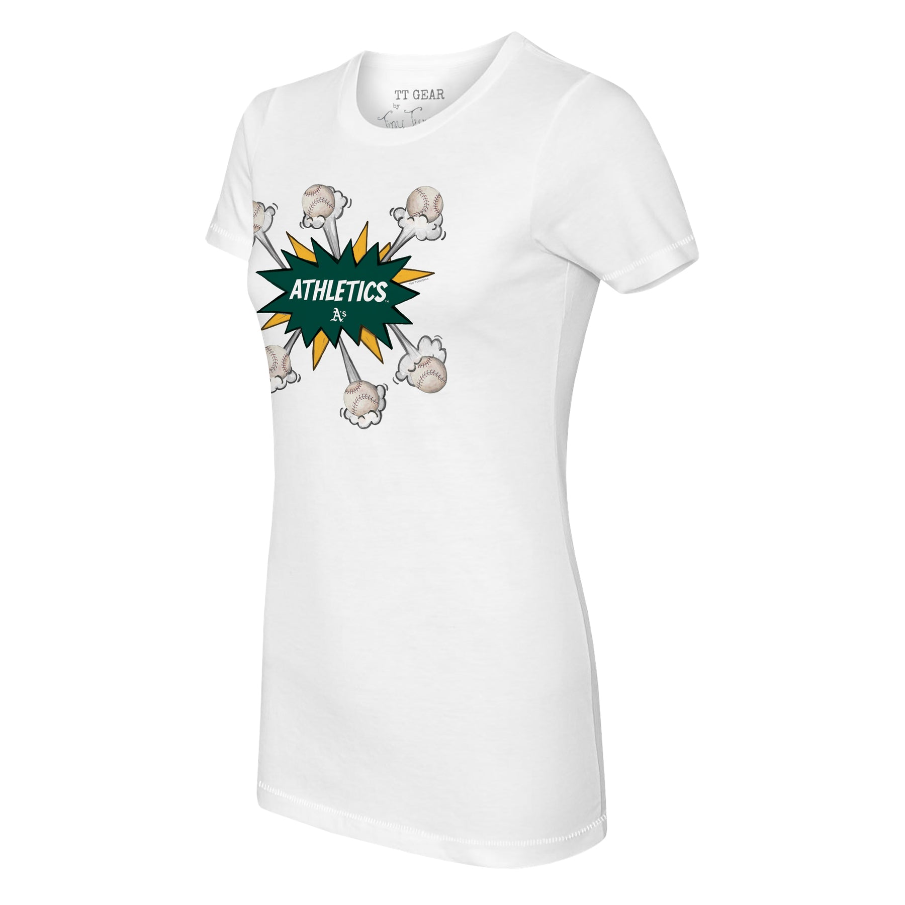 Oakland Athletics Baseball Pow Tee Shirt