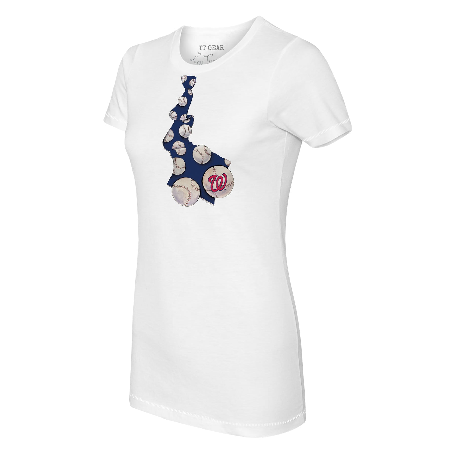 Washington Nationals Baseball Tie Tee Shirt