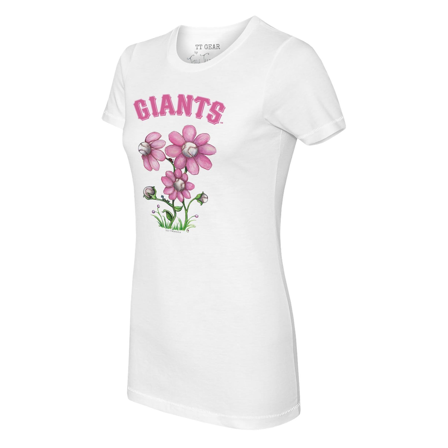 San Francisco Giants Blooming Baseballs Tee Shirt