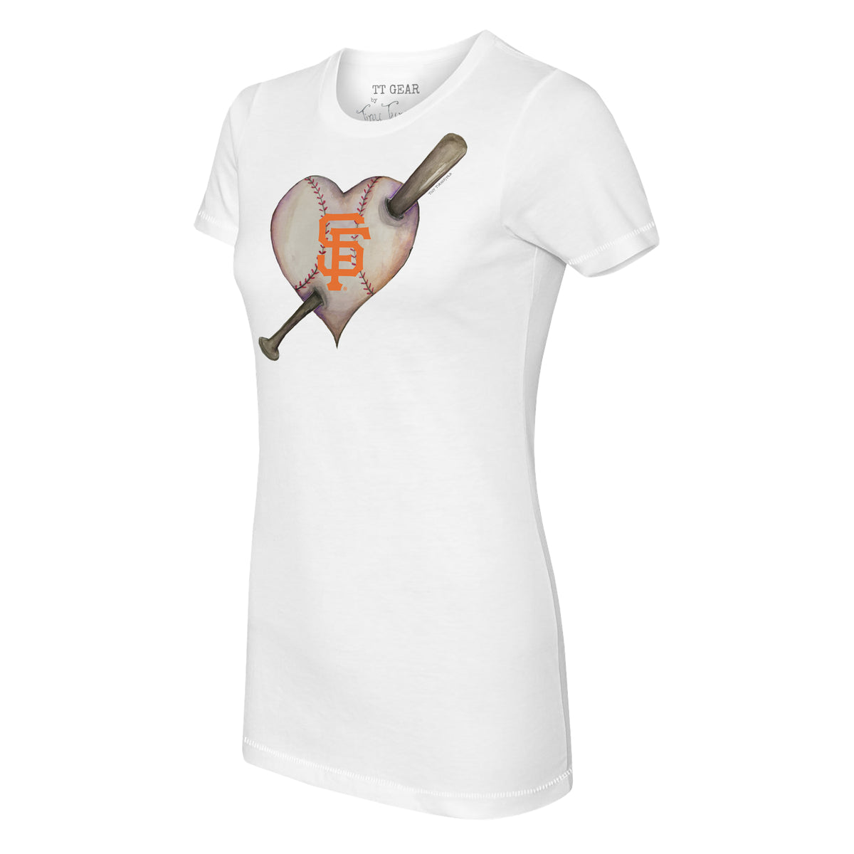 San Francisco Giants Heart Bat Tee Shirt
