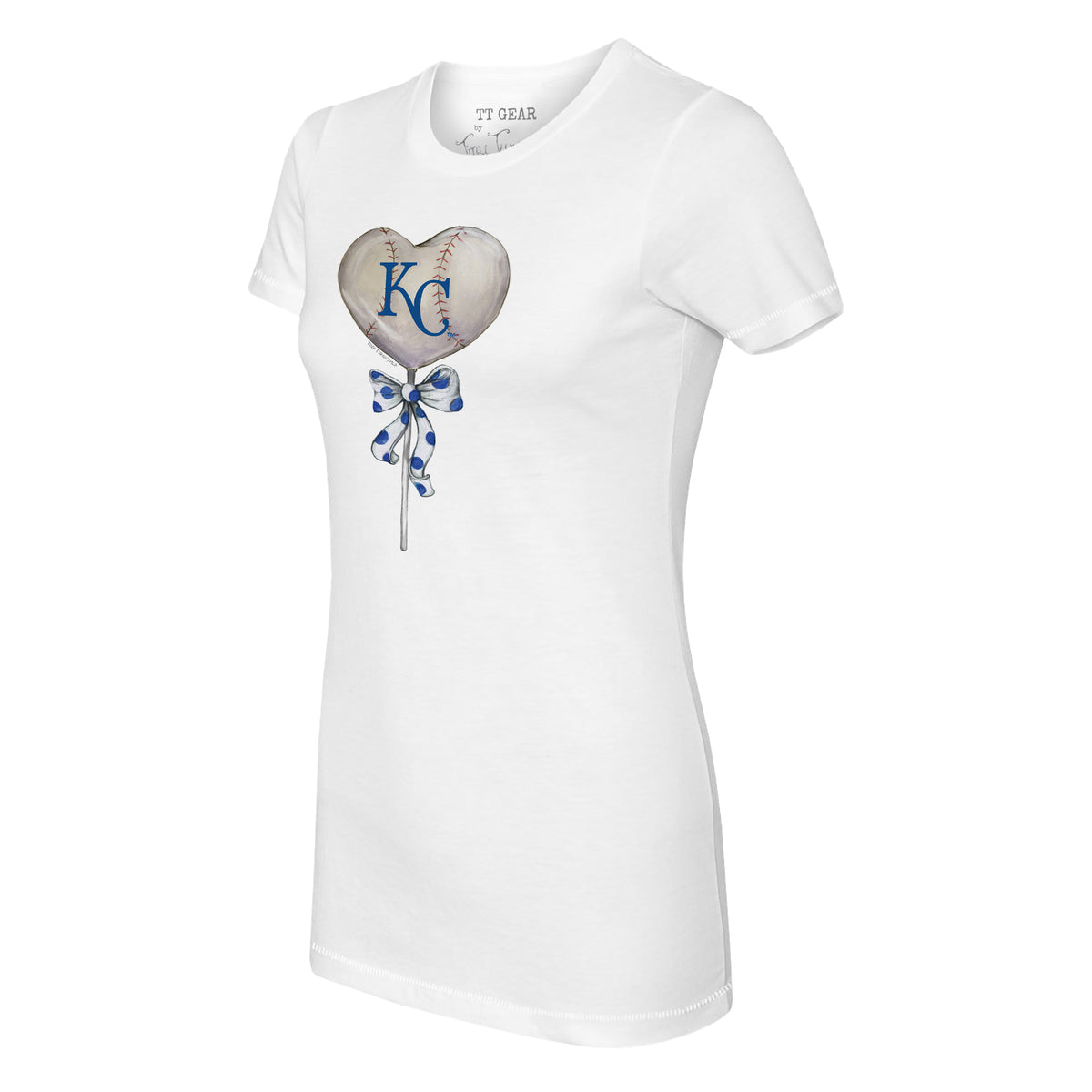 Kansas City Royals Heart Lolly Tee Shirt