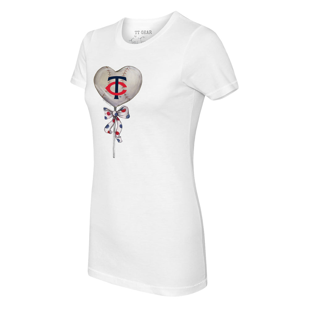 Minnesota Twins Heart Lolly Tee Shirt