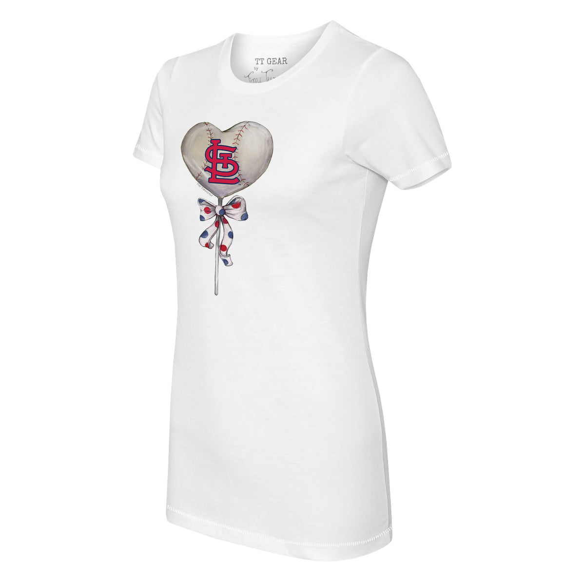 St. Louis Cardinals Heart Lolly Tee Shirt