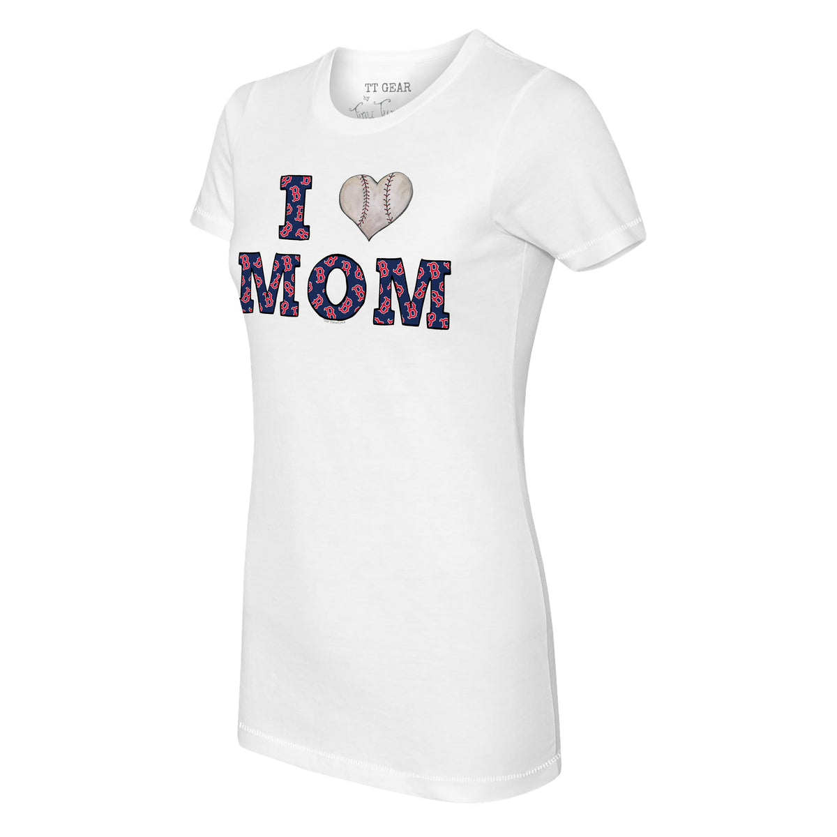 Boston Red Sox I Love Mom Tee Shirt