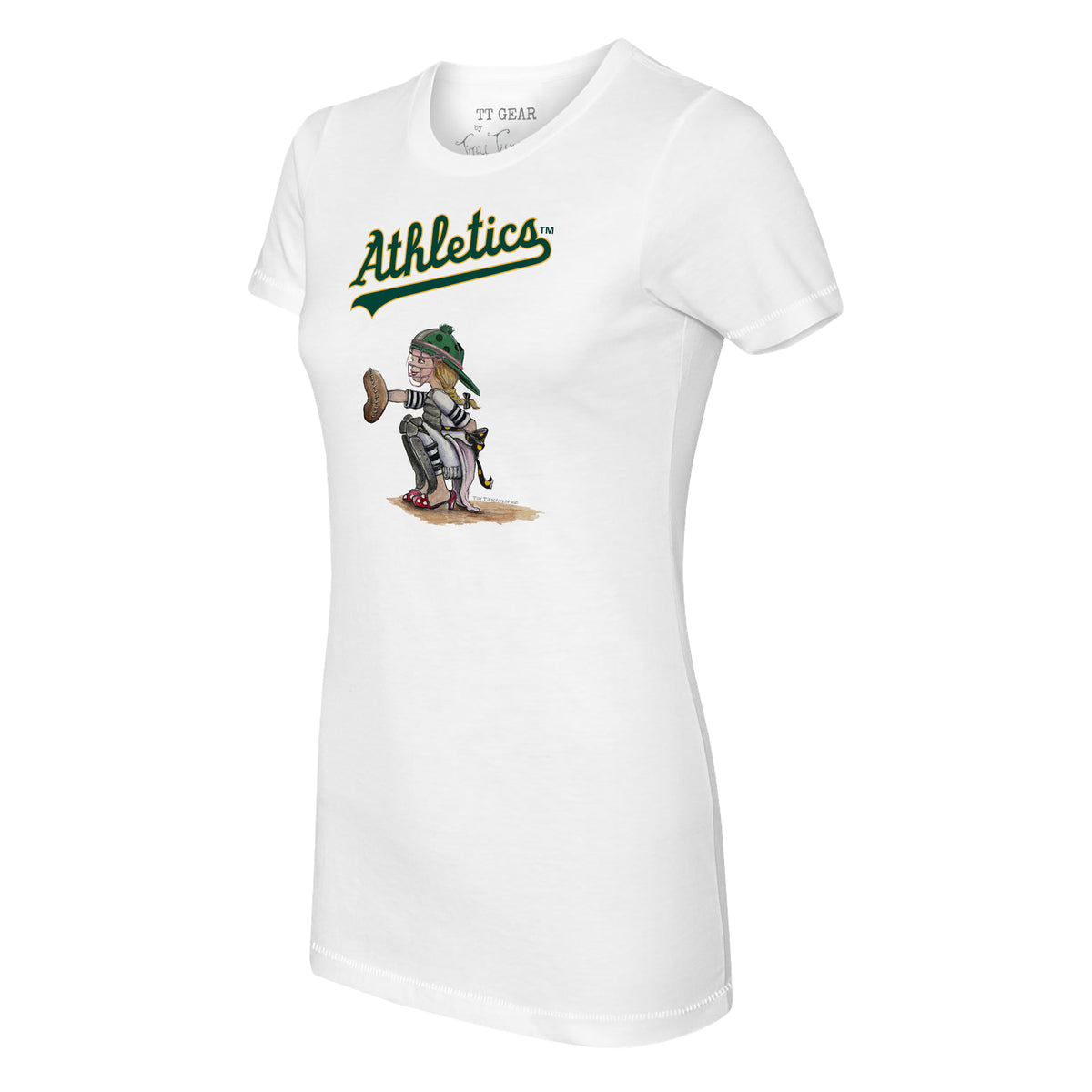 Oakland Athletics Kate the Catcher Tee Shirt