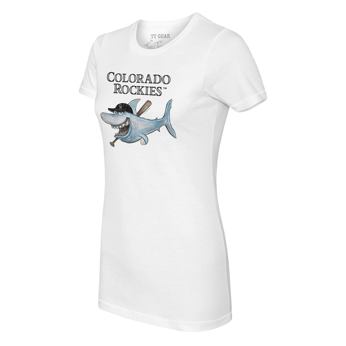 Colorado Rockies Shark Tee Shirt