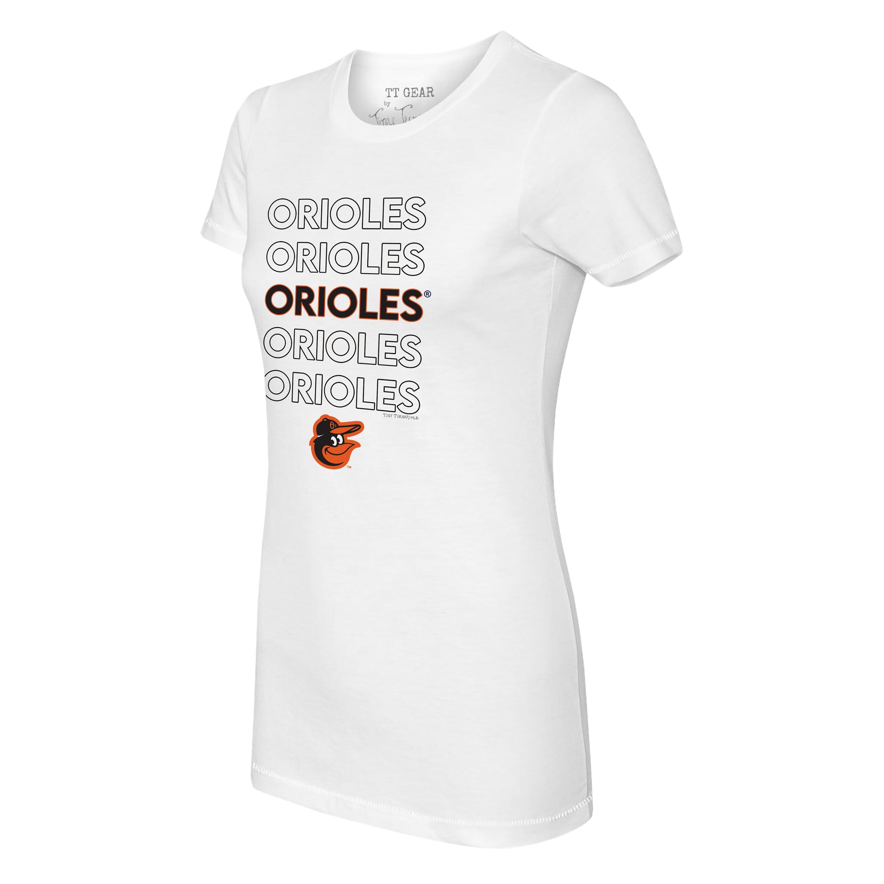 Baltimore Orioles Stacked Tee Shirt