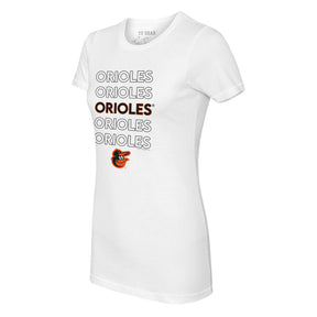 Baltimore Orioles Stacked Tee Shirt