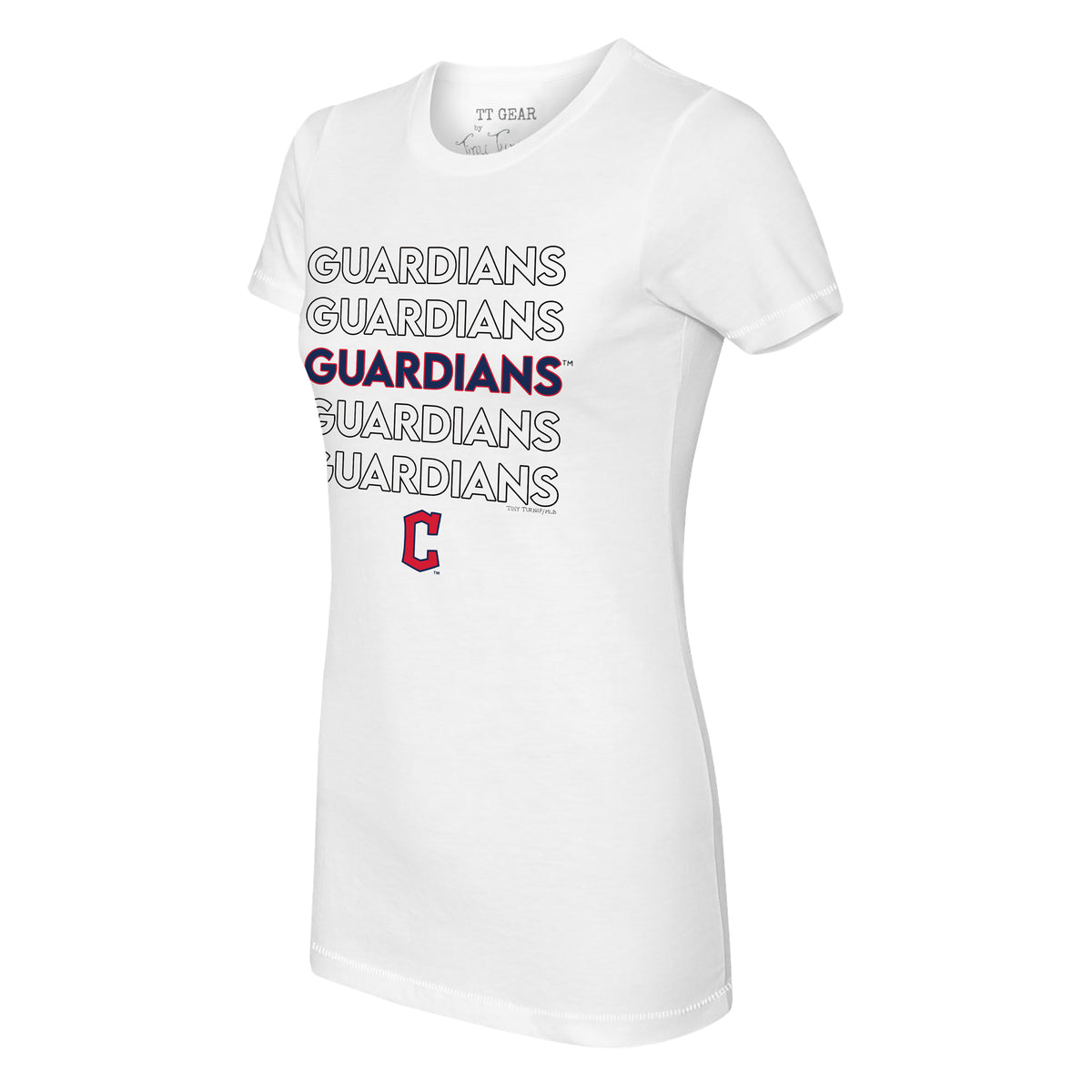 Cleveland Guardians Stacked Tee Shirt
