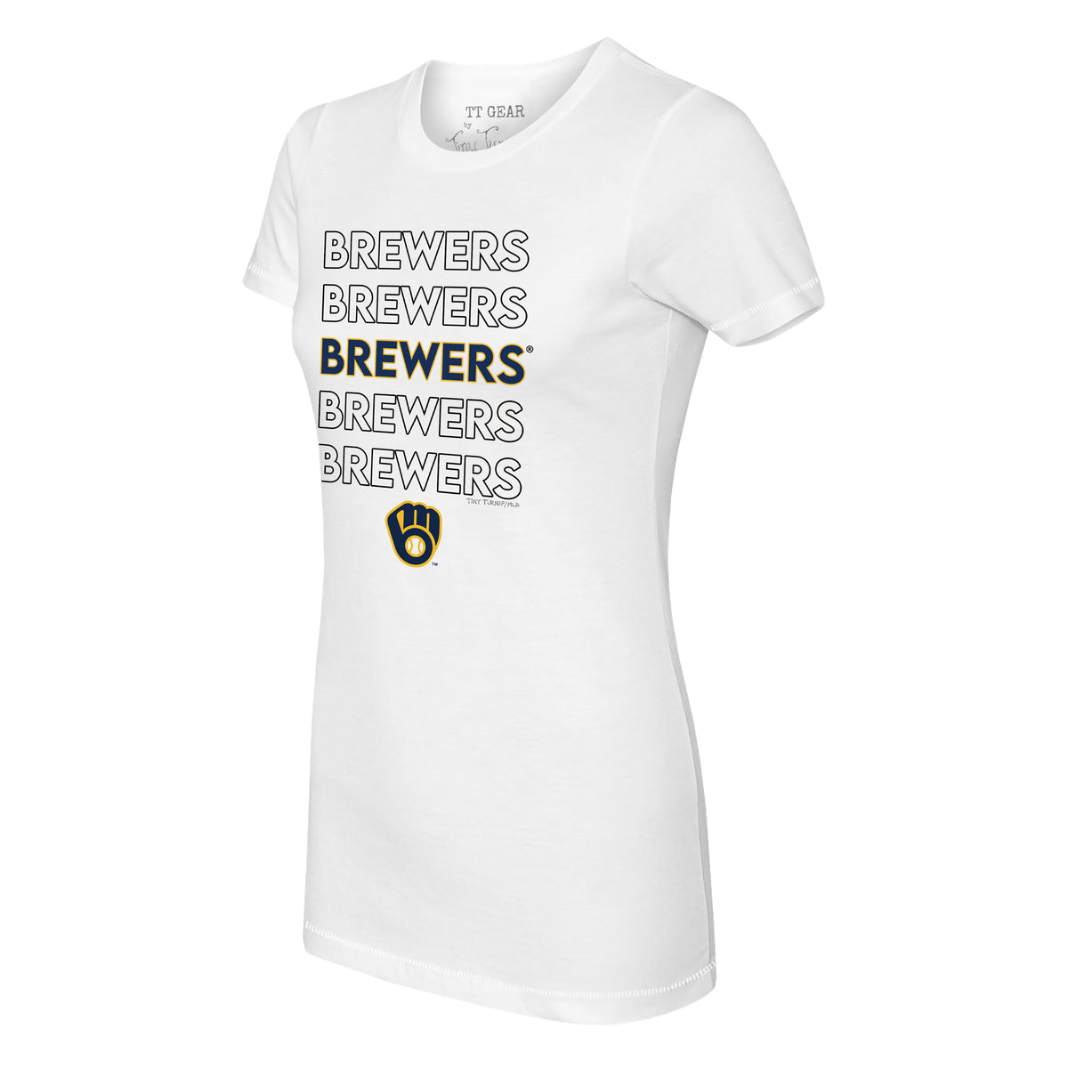 Milwaukee Brewers Stacked Tee Shirt