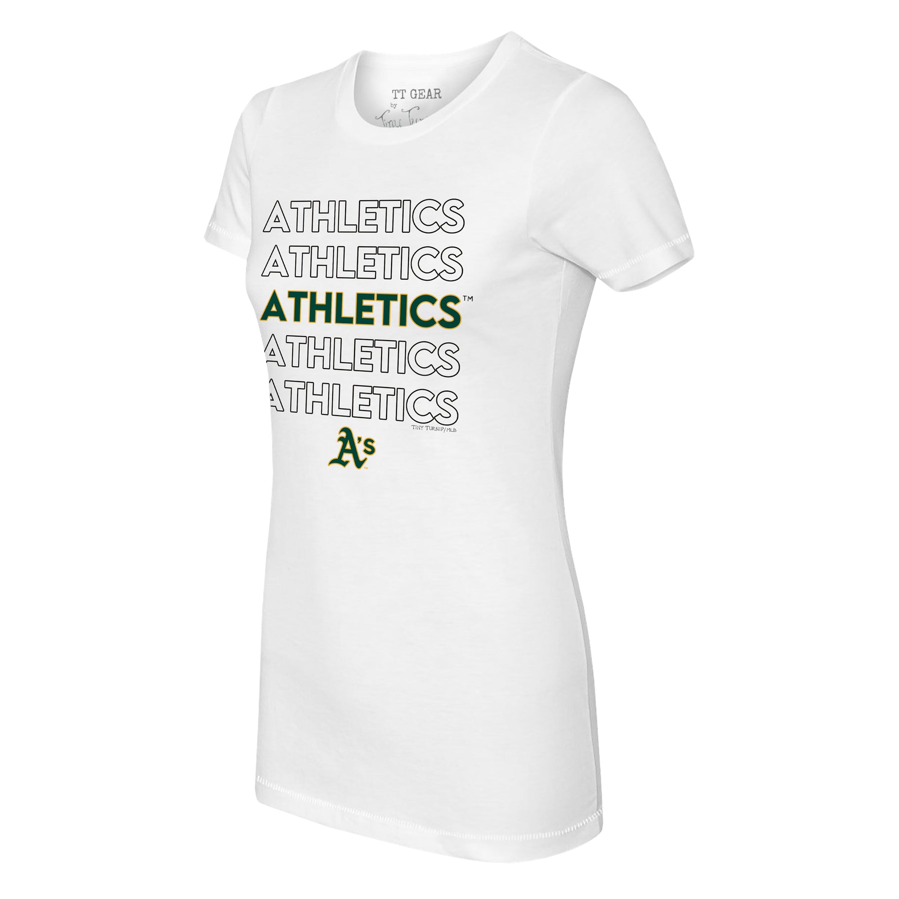 Oakland Athletics Stacked Tee Shirt