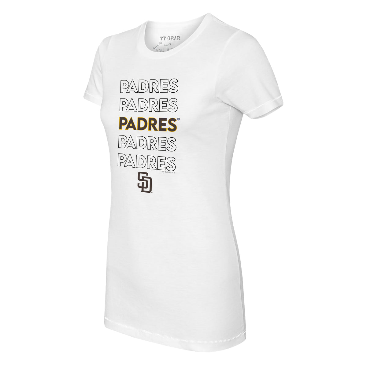 San Diego Padres Stacked Tee Shirt