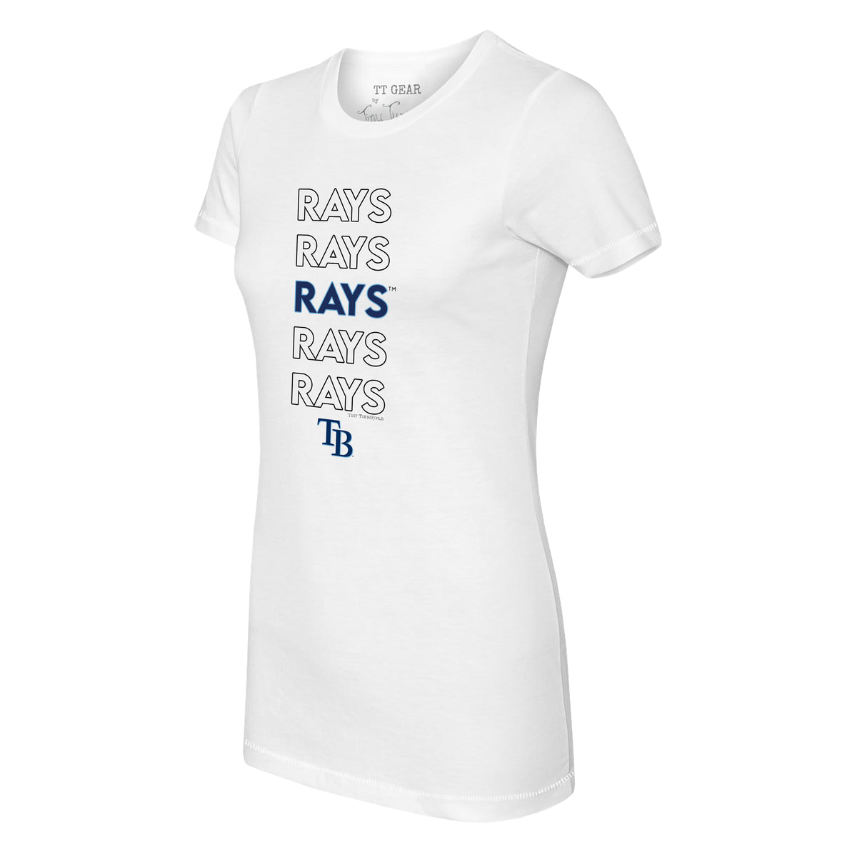 Tampa Bay Rays Stacked Tee Shirt