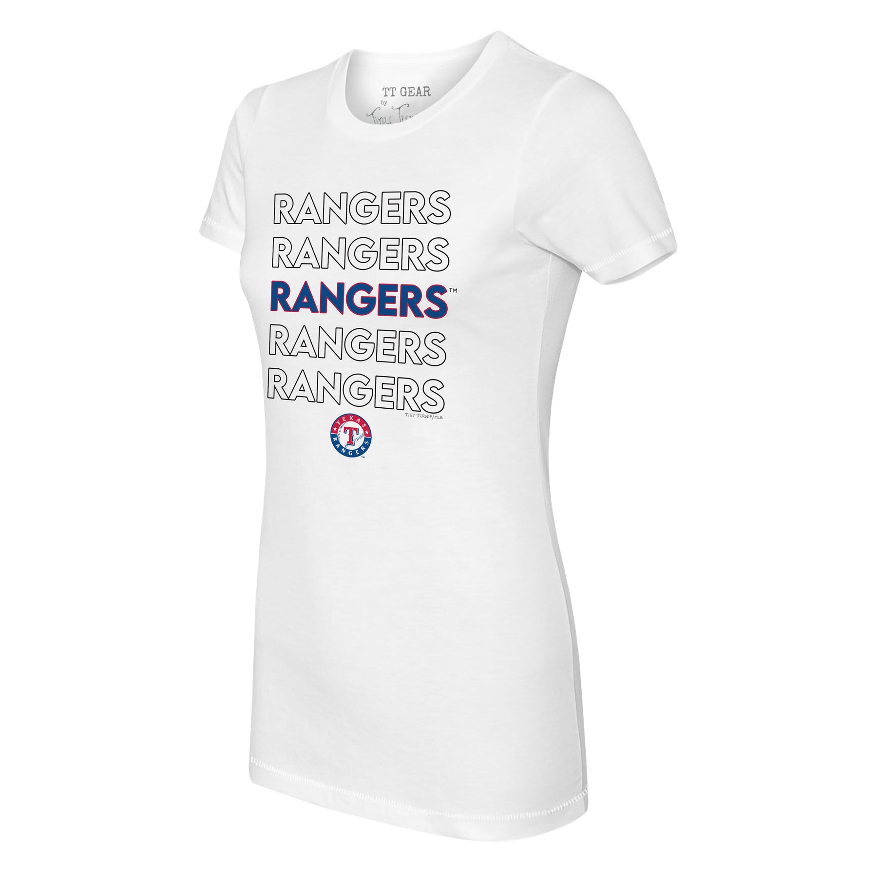 Texas Rangers Stacked Tee Shirt