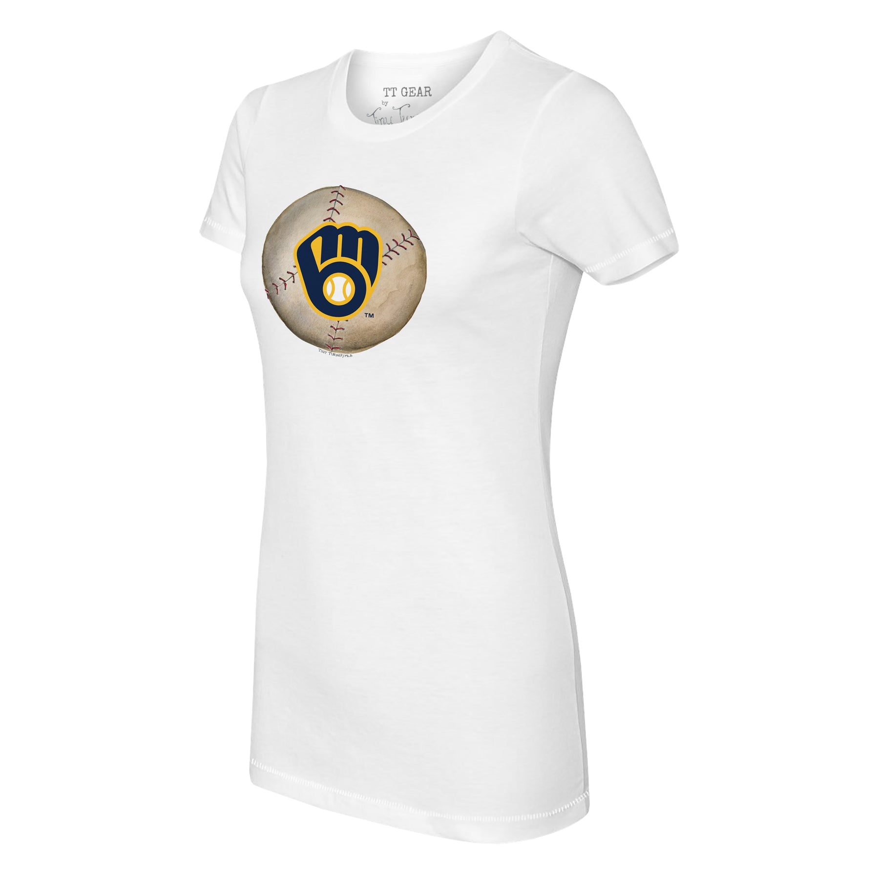Milwaukee Brewers Stitched Baseball Tee Shirt