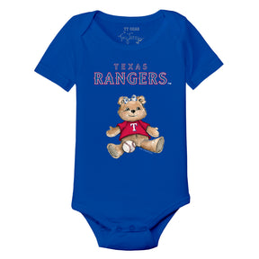 Texas Rangers Girl Teddy Short Sleeve Snapper