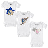 Kansas City Royals Hearts and Bows Short Sleeve Snapper Bundle