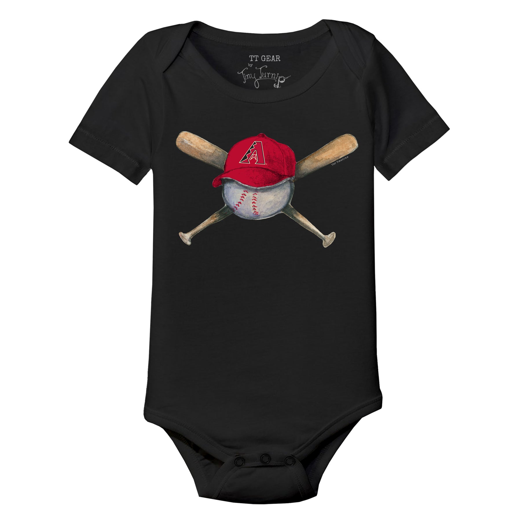Arizona Diamondbacks Hat Crossbats Short Sleeve Snapper