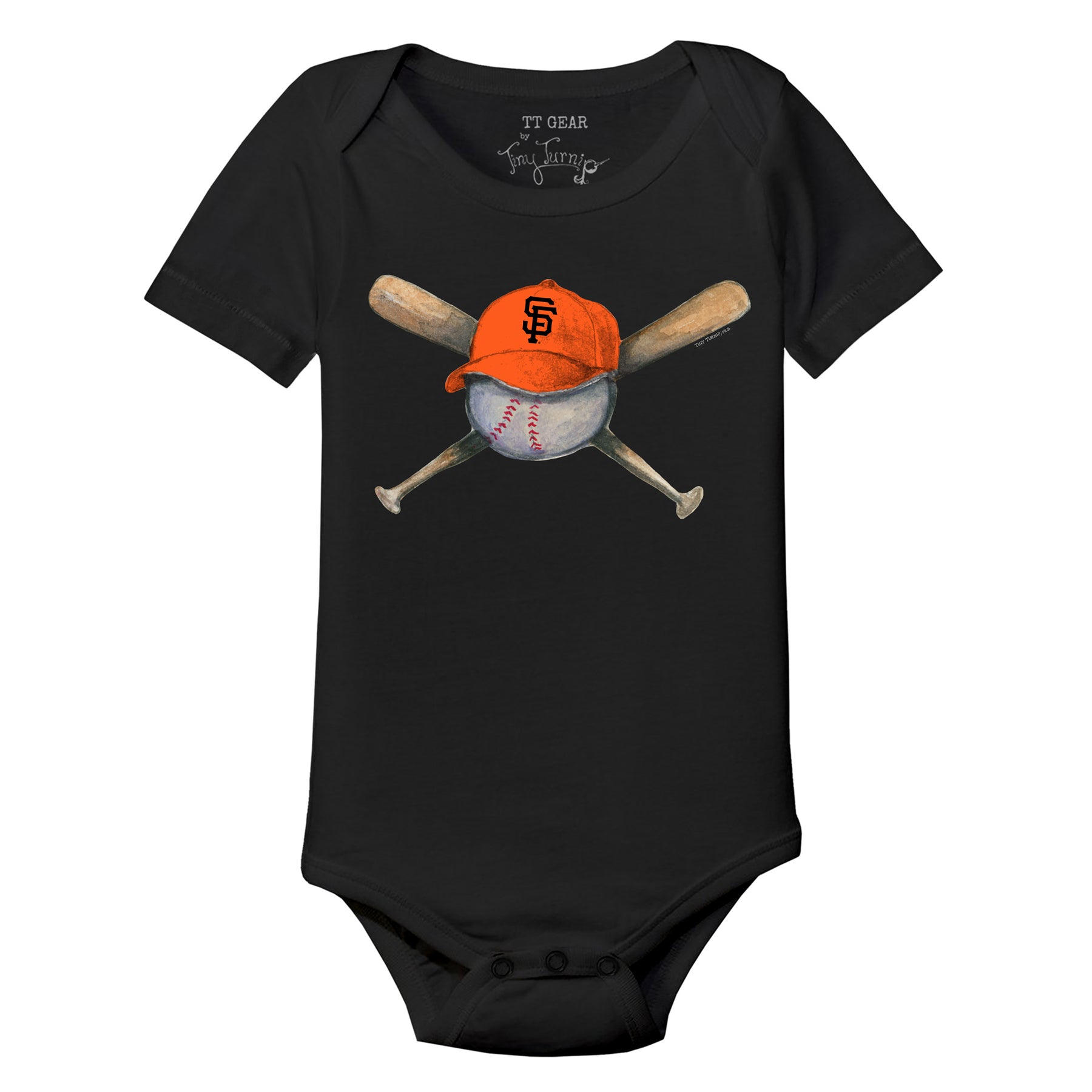 San Francisco Giants Hat Crossbats Short Sleeve Snapper