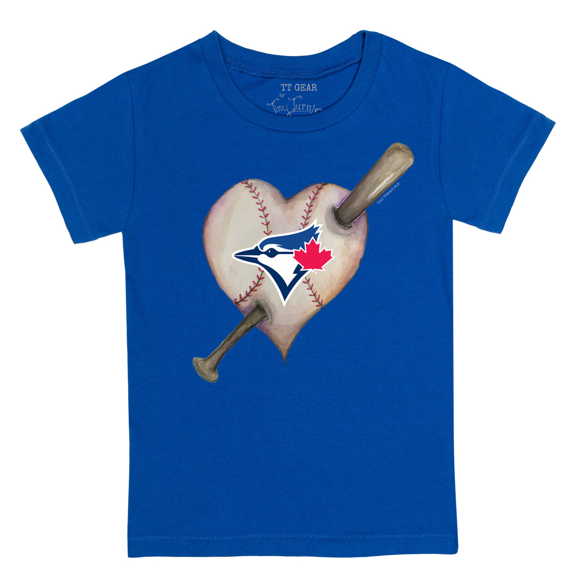 Toronto Blue Jays Heart Bat Tee Shirt