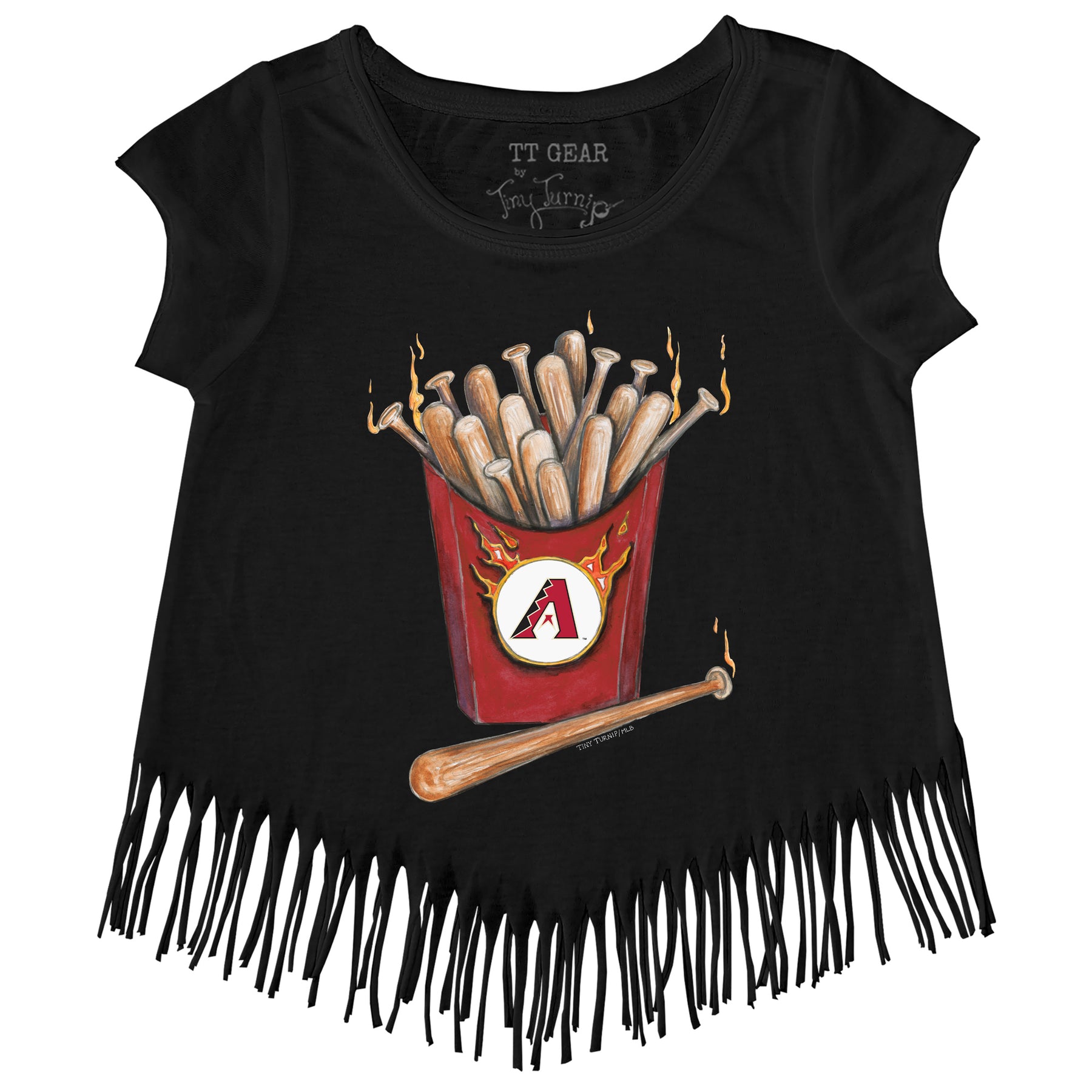 Arizona Diamondbacks Hot Bats Fringe Tee