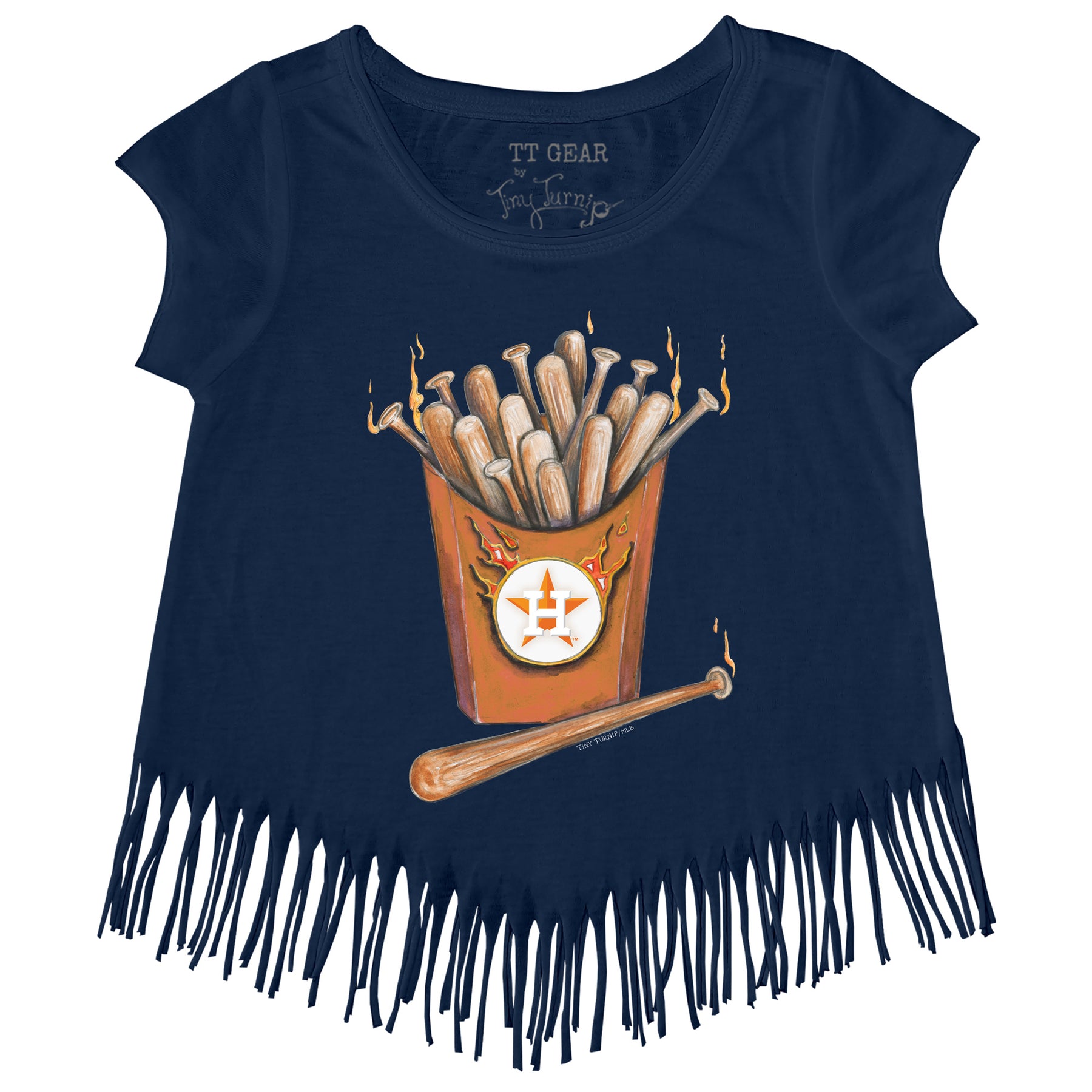 Houston Astros Hot Bats Fringe Tee