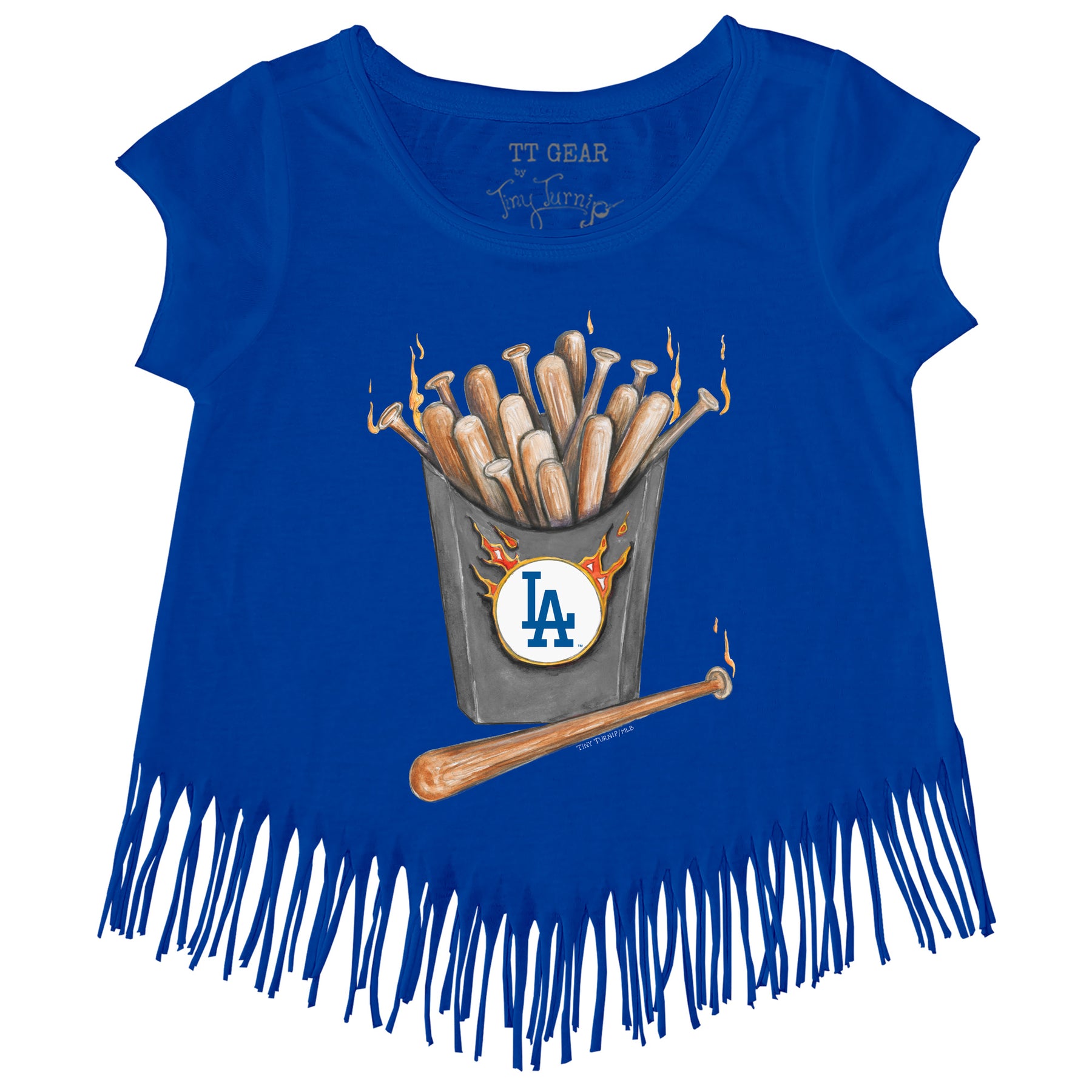 Los Angeles Dodgers Hot Bats Fringe Tee