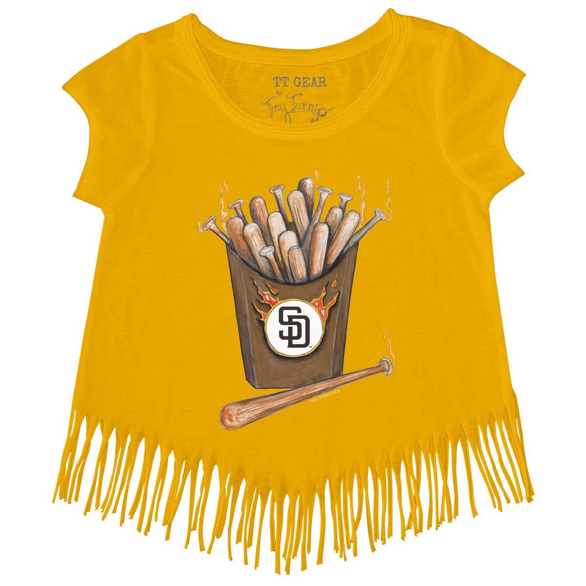 San Diego Padres Hot Bats Fringe Tee