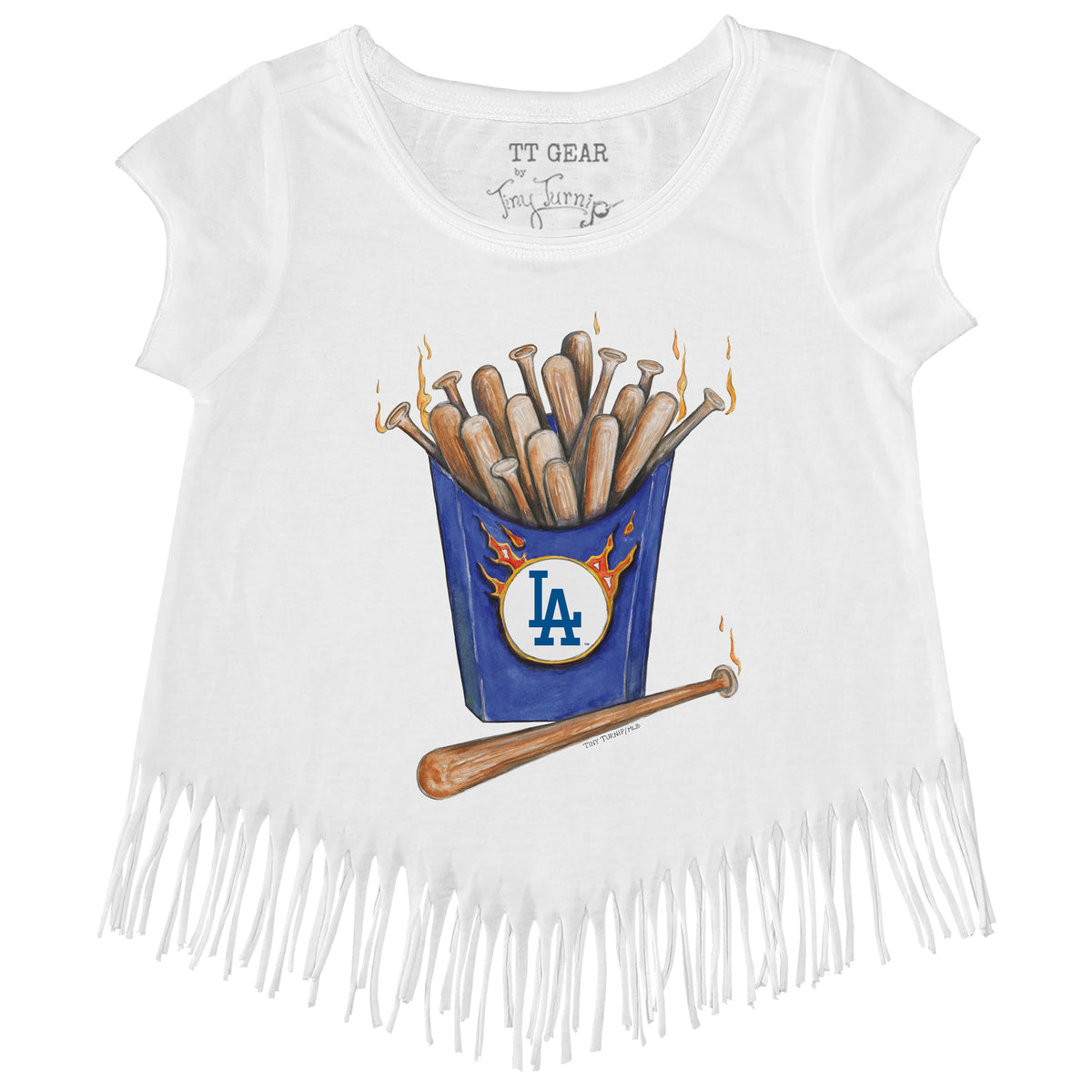 Los Angeles Dodgers Hot Bats Fringe Tee