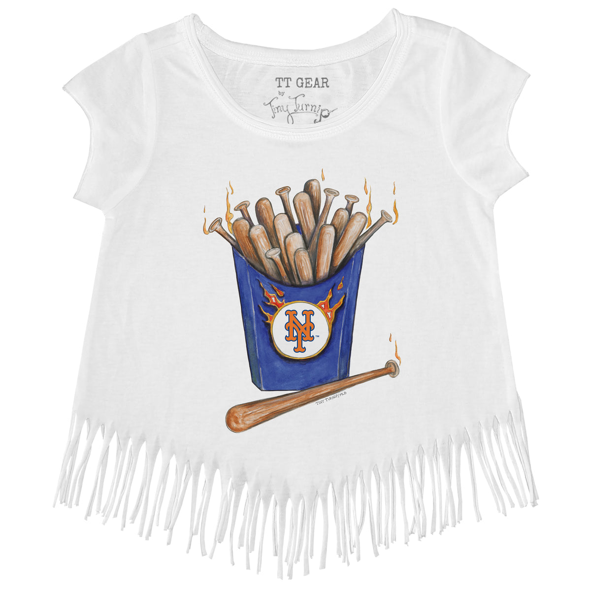 New York Mets Hot Bats Fringe Tee
