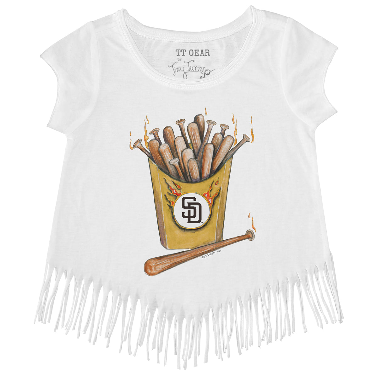 San Diego Padres Hot Bats Fringe Tee