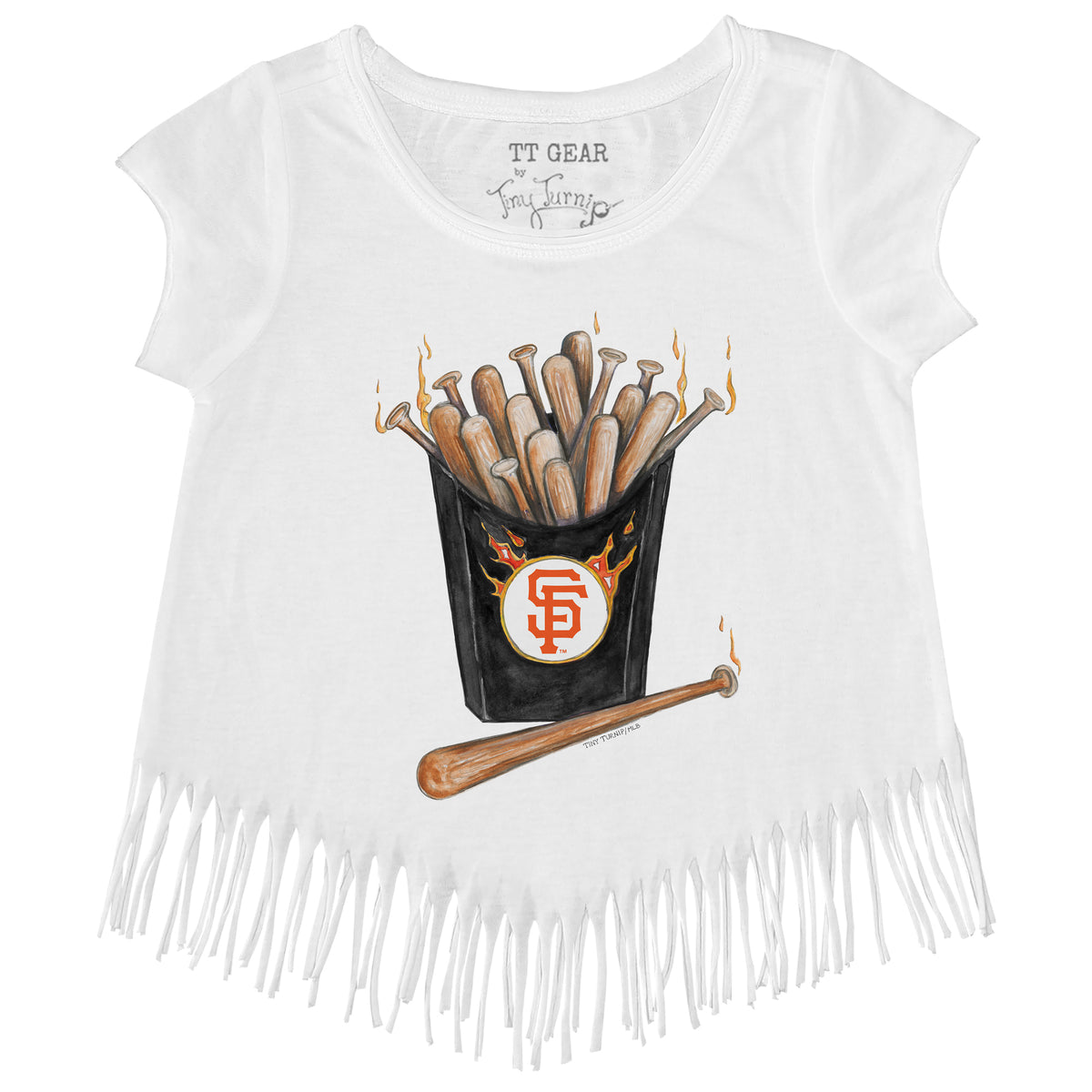 San Francisco Giants Hot Bats Fringe Tee