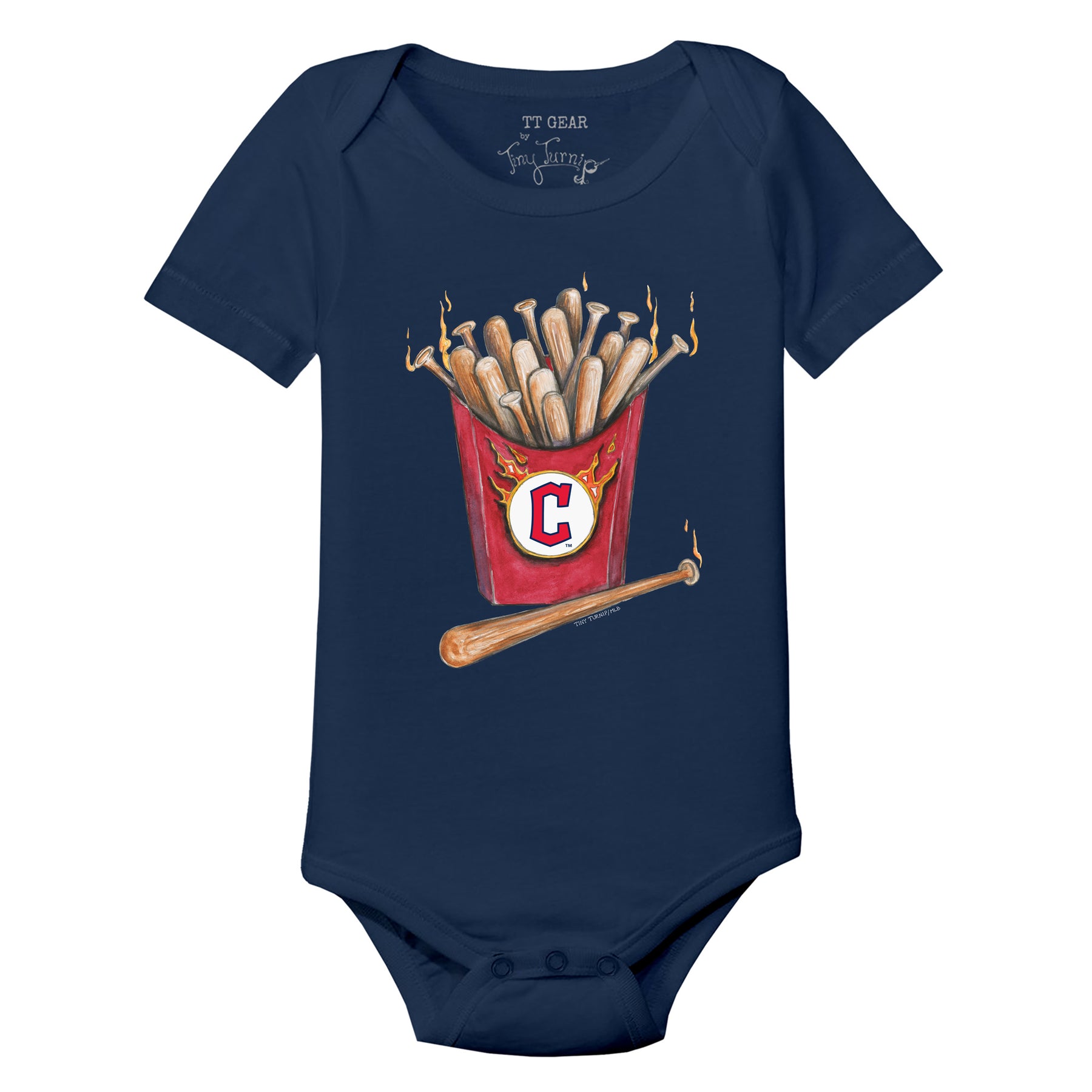 Cleveland Guardians Hot Bats Short Sleeve Snapper