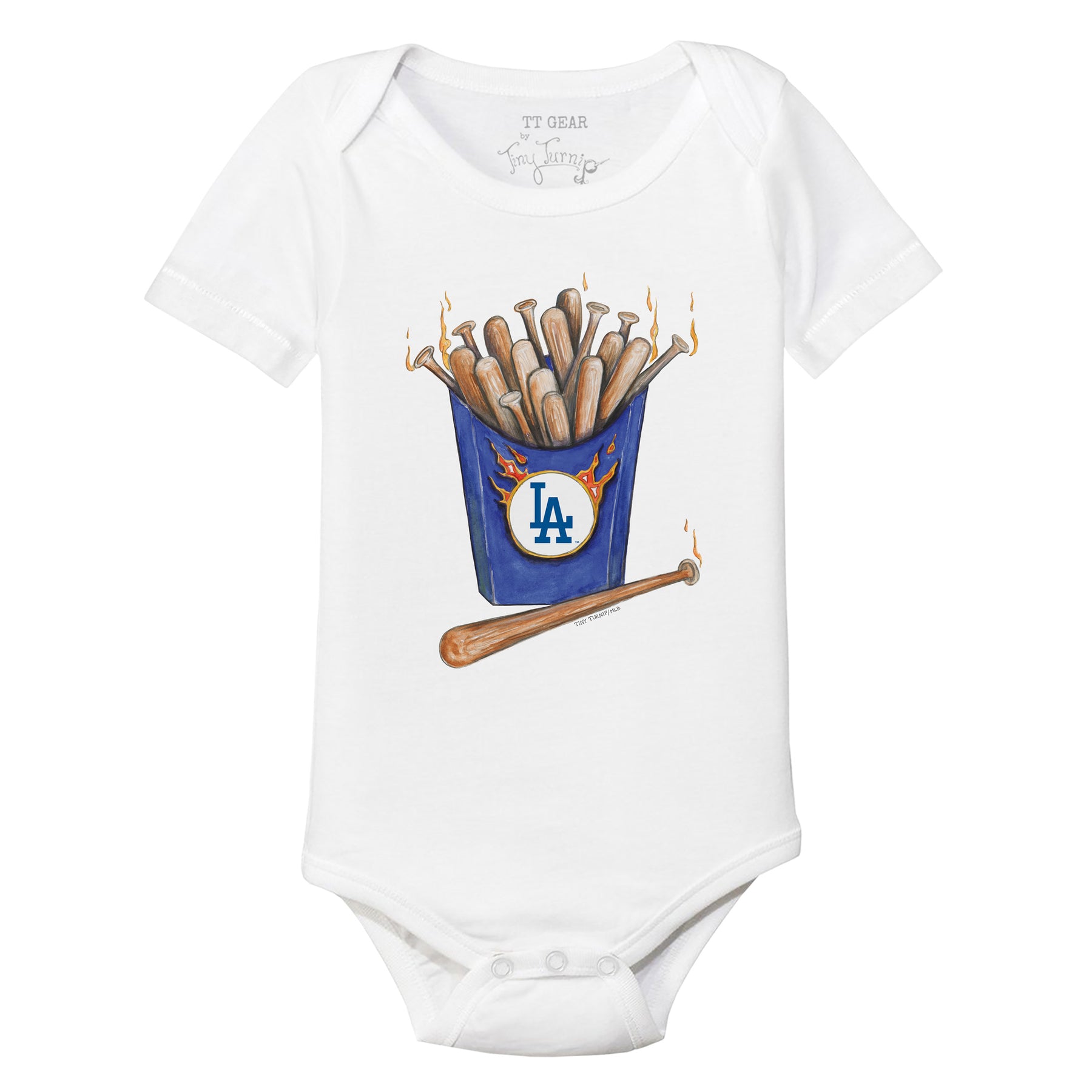 Los Angeles Dodgers Hot Bats Short Sleeve Snapper