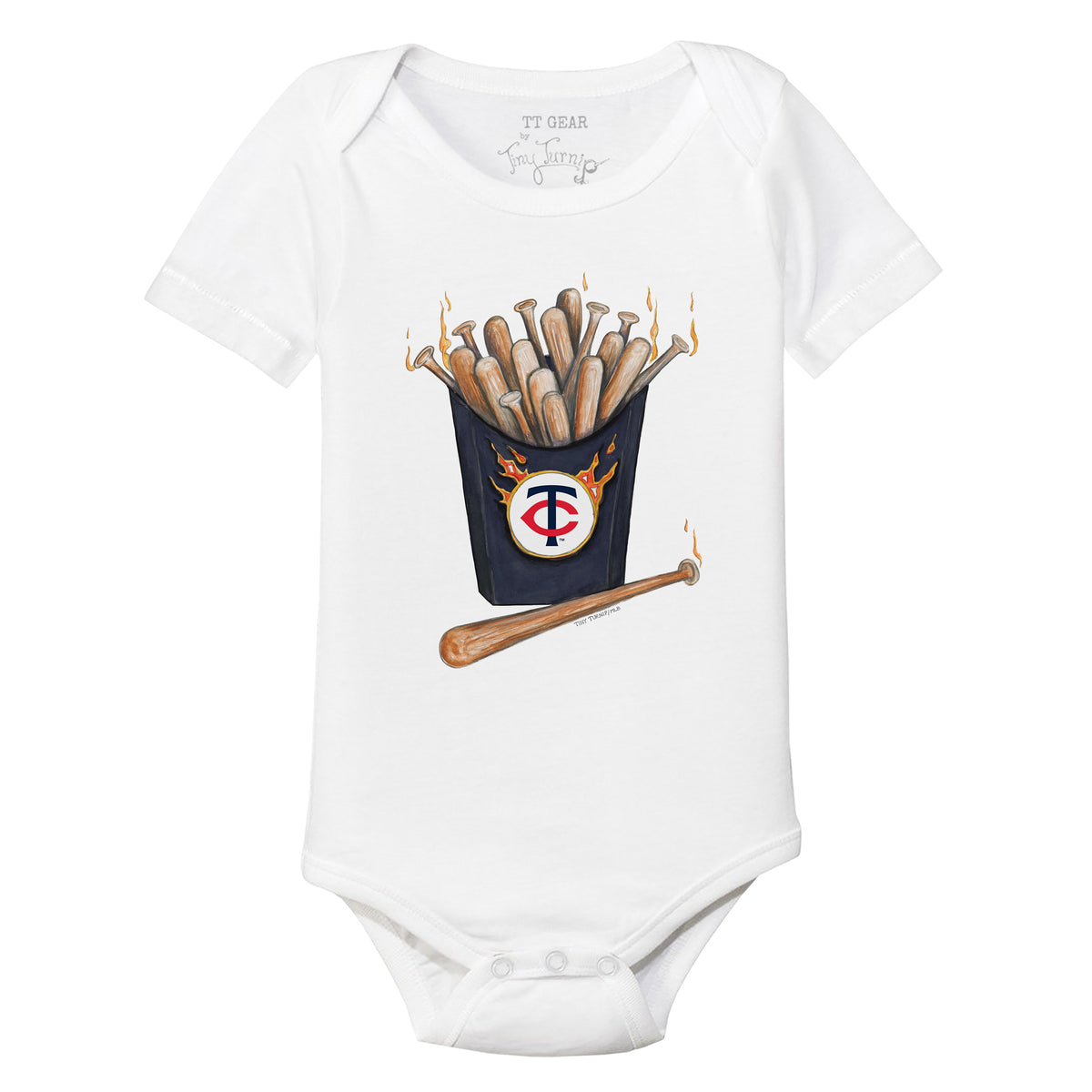 Minnesota Twins Hot Bats Short Sleeve Snapper