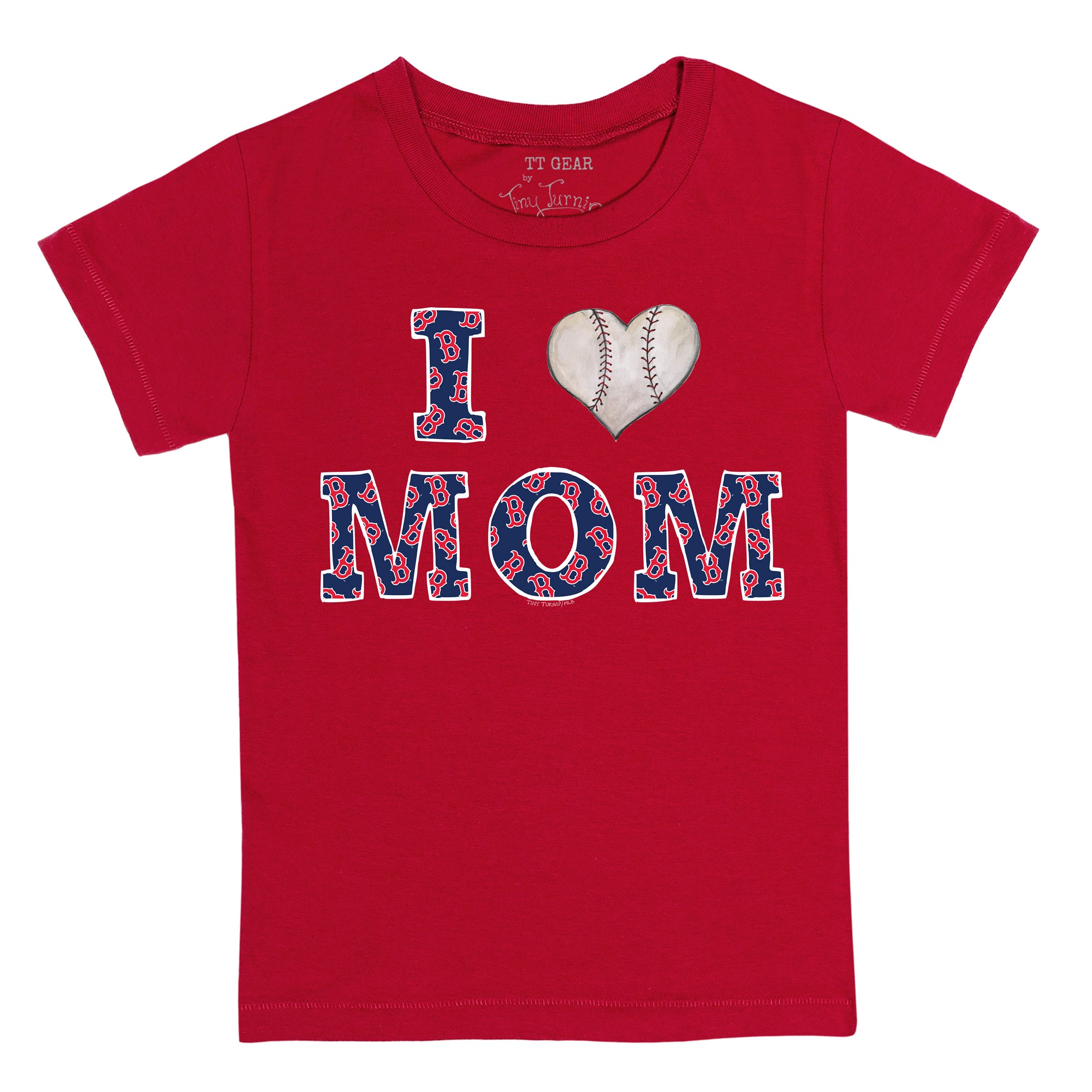 Boston Red Sox I Love Mom Tee Shirt 5T / White