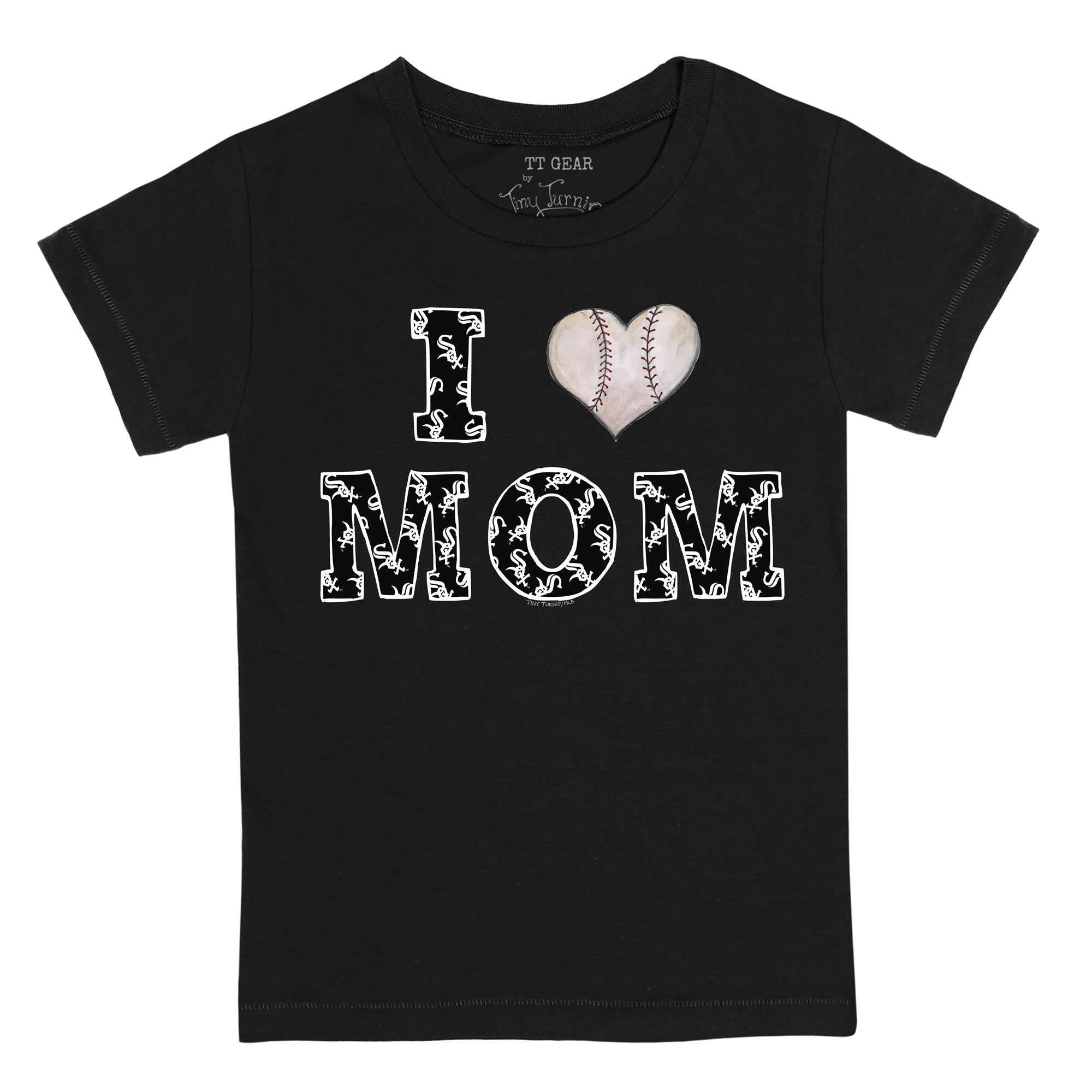 Women's Chicago White Sox Tiny Turnip White Mom T-Shirt