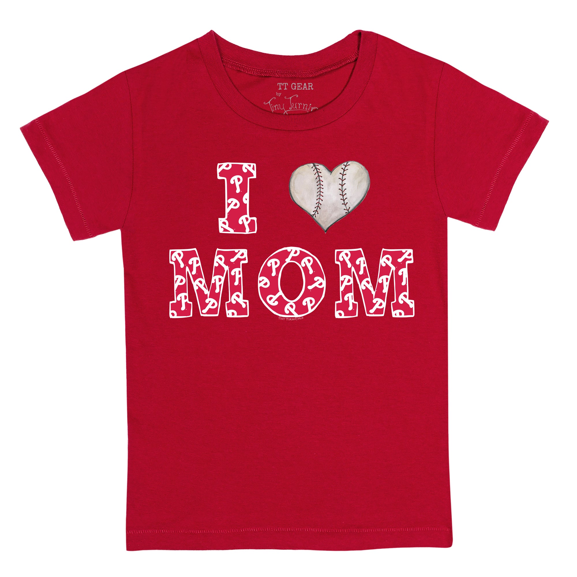 Lids Philadelphia Phillies Tiny Turnip Women's I Love Mom 3/4