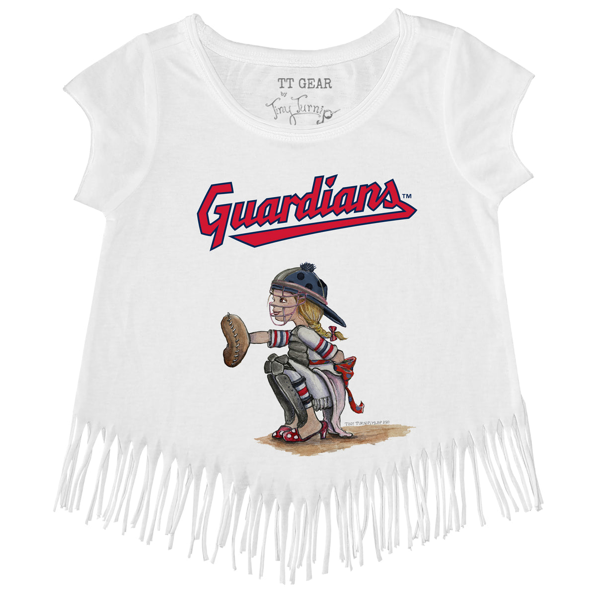 Cleveland Guardians Kate the Catcher Fringe Tee