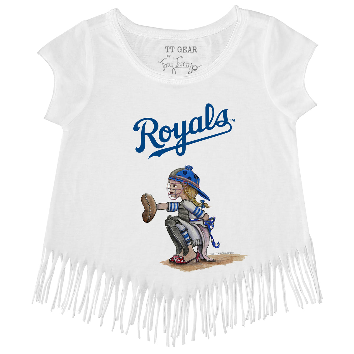 Kansas City Royals Kate the Catcher Fringe Tee