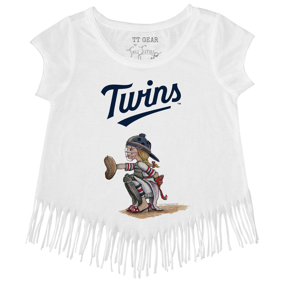 Minnesota Twins Kate the Catcher Fringe Tee