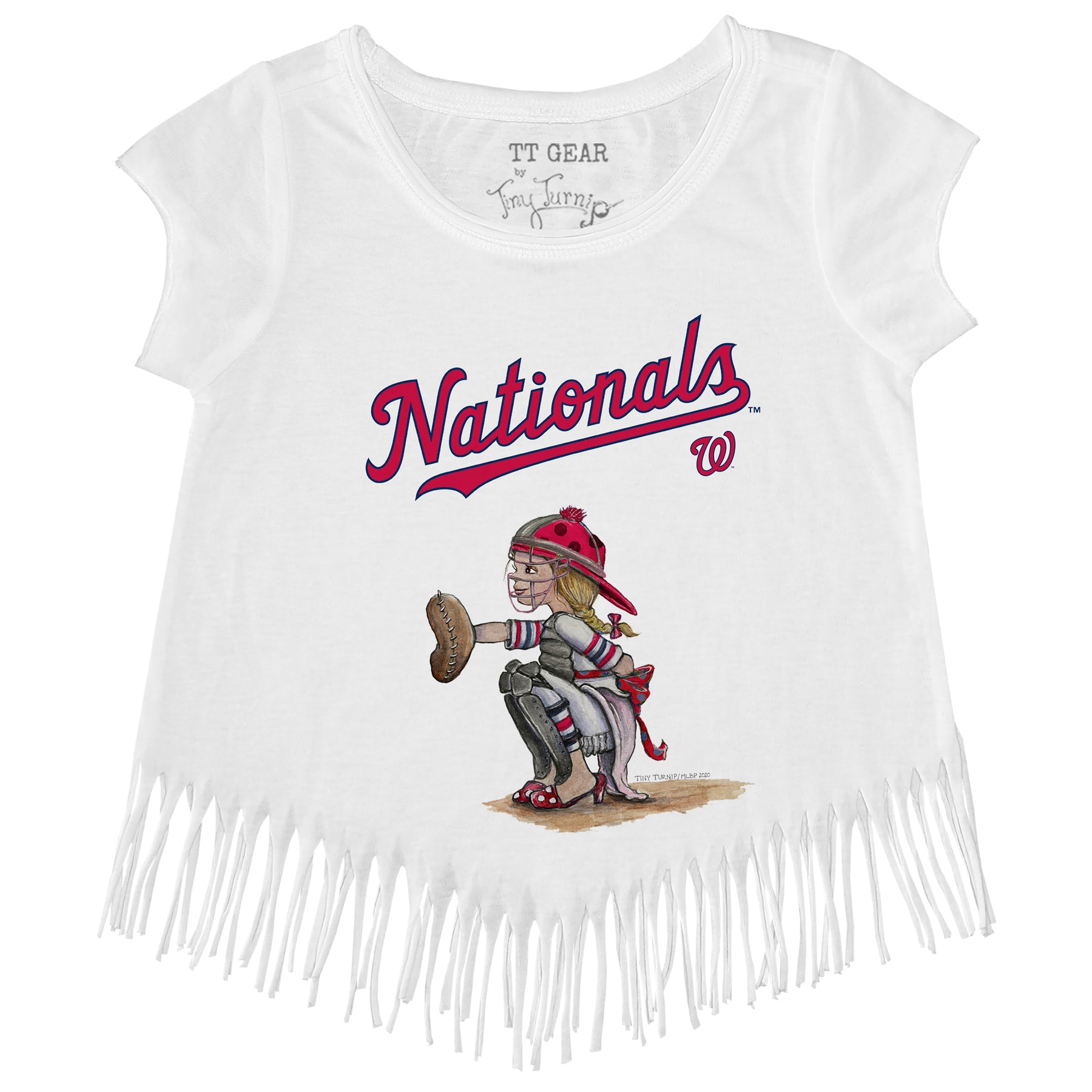 Washington Nationals Kate the Catcher Fringe Tee