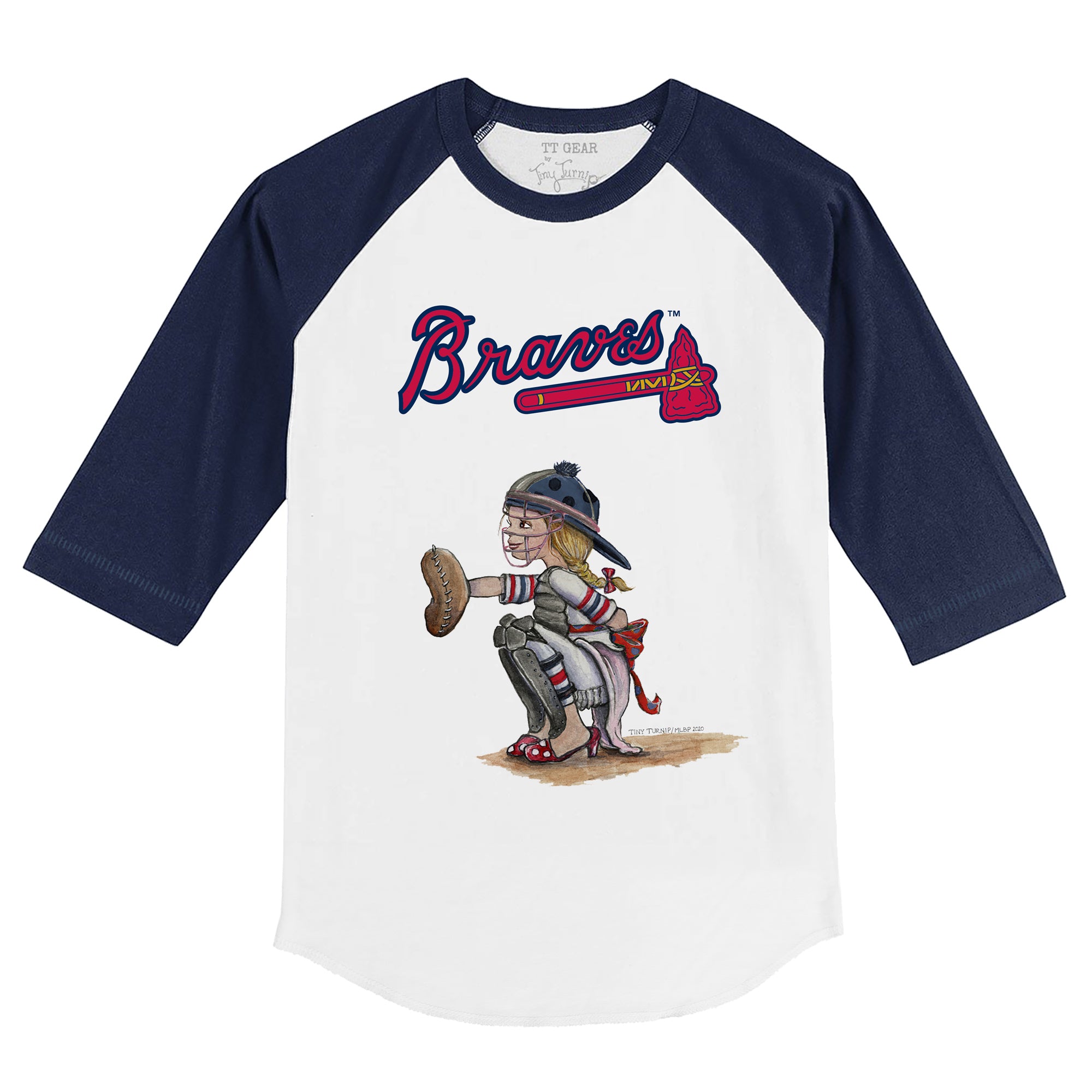 Atlanta Braves Kate the Catcher Tee Shirt