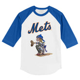 New York Mets Kate the Catcher 3/4 Royal Blue Sleeve Raglan