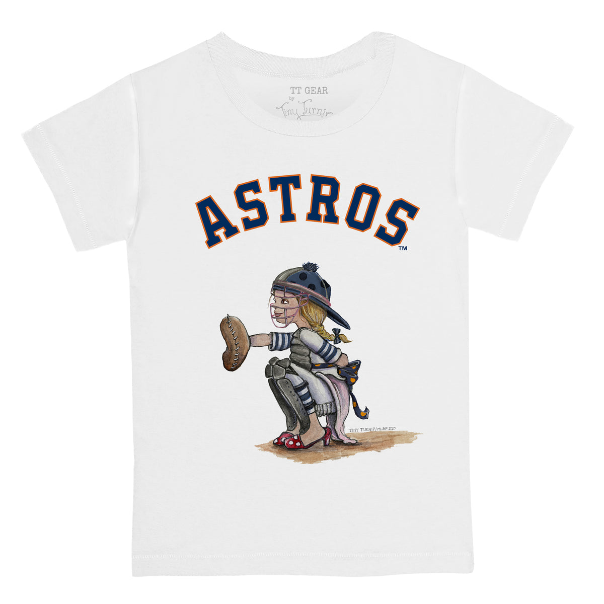 Houston Astros Kate the Catcher Tee Shirt